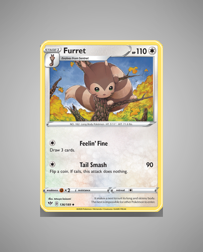 Furret (Darkness Ablaze) #136
