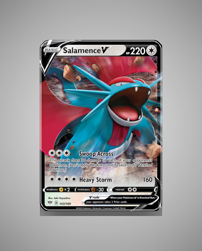 Salamence V (Darkness Ablaze) #143