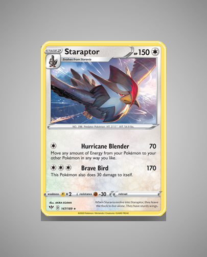 Collector’s Guide: Staraptor (Darkness Ablaze #147)
