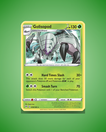 Collector’s Guide: Golisopod (Darkness Ablaze #18)