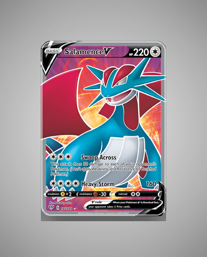 Collector’s Guide: Salamence V (Darkness Ablaze #185)
