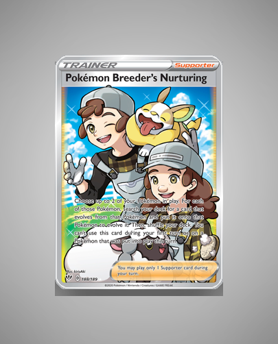 Collector’s Guide: Pokémon Breeder’s Nurturing (Darkness Ablaze #188)