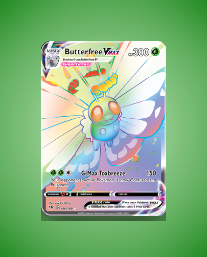 Butterfree VMAX (Darkness Ablaze) #190
