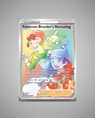 Pokémon Breeder's Nurturing (Darkness Ablaze) #195