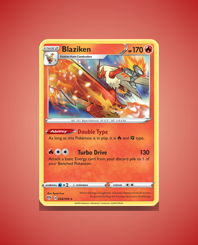 Collector’s Guide: Blaziken (Darkness Ablaze #24)