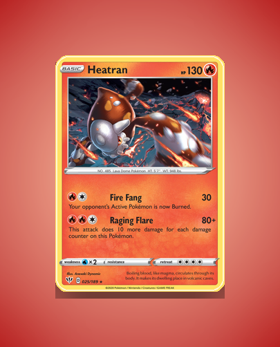 Collector’s Guide: Heatran (Darkness Ablaze #25)