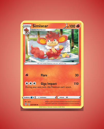 Simisear (Darkness Ablaze) #27