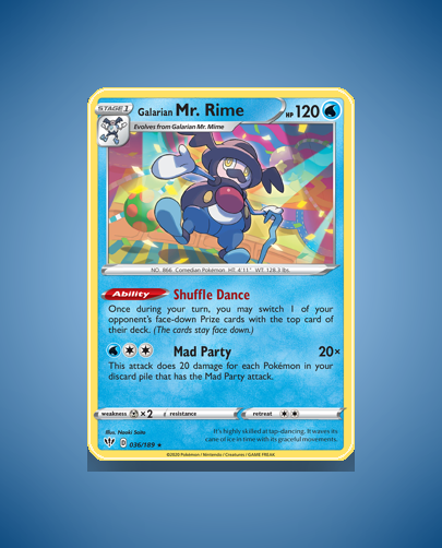 Galarian Mr. Rime (Darkness Ablaze) #36