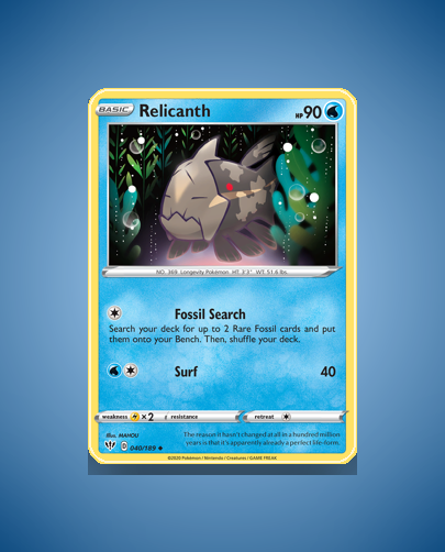 Collector’s Guide: Relicanth (Darkness Ablaze #40)