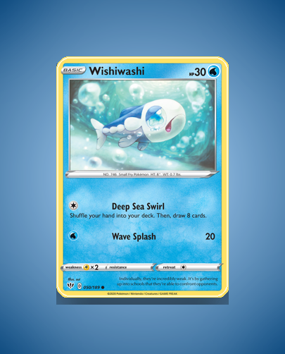 Collector’s Guide: Wishiwashi (Darkness Ablaze #50)