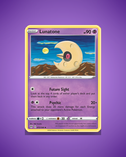 Lunatone (Darkness Ablaze) #72
