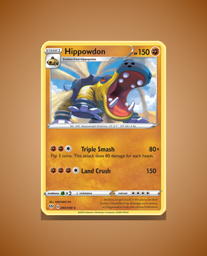 Collector’s Guide: Hippowdon (Darkness Ablaze #94)