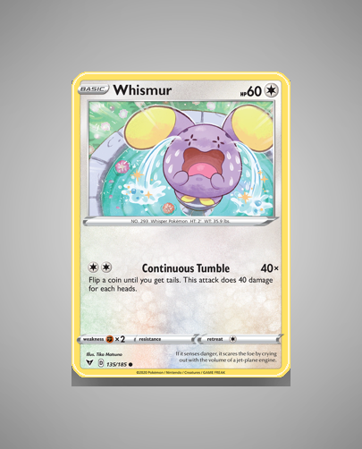 Collector’s Guide: Whismur (Vivid Voltage #135)