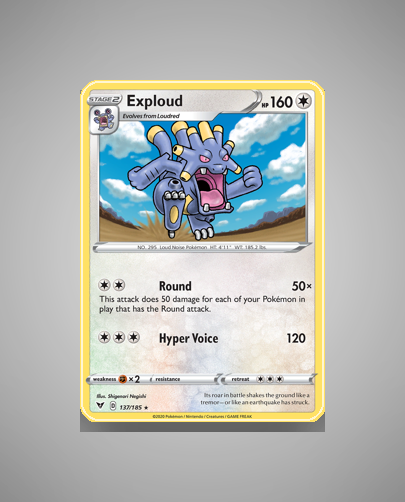 Collector’s Guide: Exploud (Vivid Voltage #137)