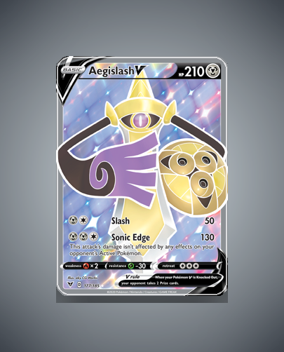 Aegislash V (Vivid Voltage) #177