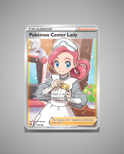 Pokémon Center Lady (Vivid Voltage) #185