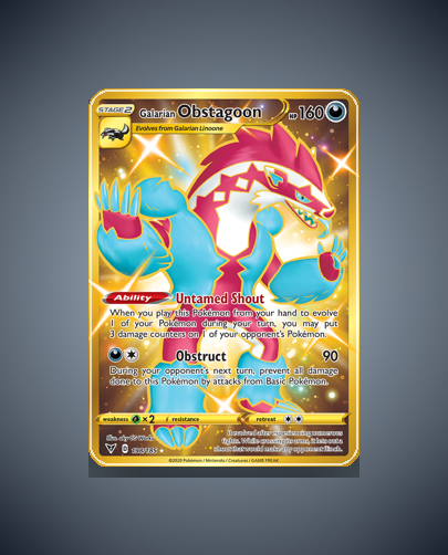 Galarian Obstagoon (Vivid Voltage) #198