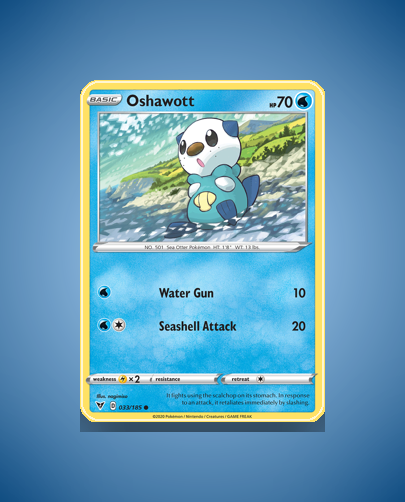 Collector’s Guide: Oshawott (Vivid Voltage #33)
