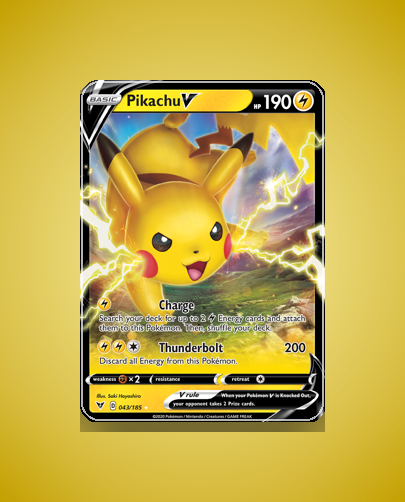 Pikachu V (Vivid Voltage) #43