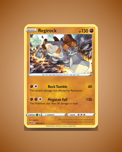 Regirock (Vivid Voltage) #89