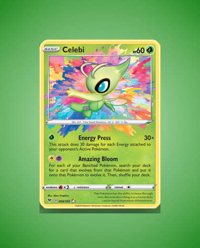 Collector’s Guide: Celebi (Vivid Voltage #9)