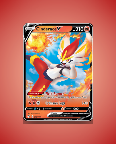 Cinderace V (Shining Fates) #18