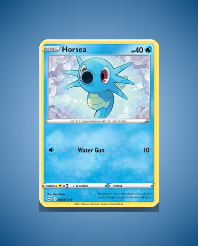 Collector’s Guide: Horsea (Shining Fates #20)