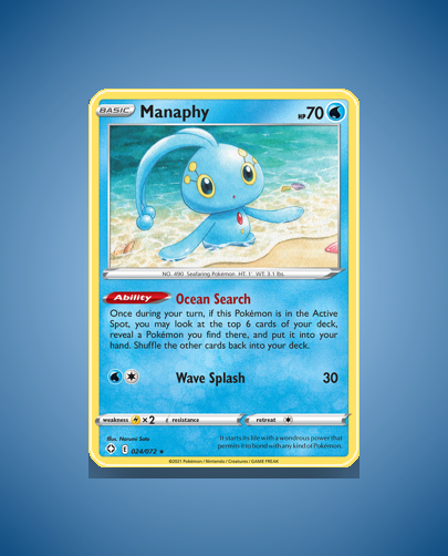 Collector’s Guide: Manaphy (Shining Fates #24)