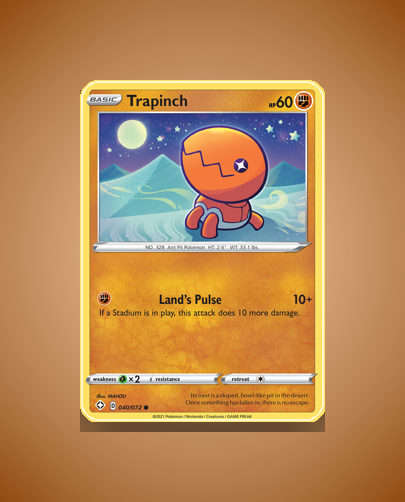 Collector’s Guide: Trapinch (Shining Fates #40)
