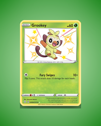 Collector’s Guide: Grookey (Shining Fates Shiny Vault #SV004)