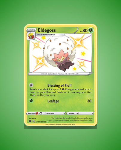 Collector’s Guide: Eldegoss (Shining Fates Shiny Vault #SV011)