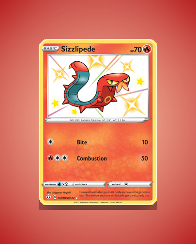 Sizzlipede (Shining Fates Shiny Vault) #SV018