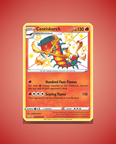 Centiskorch (Shining Fates Shiny Vault) #SV019