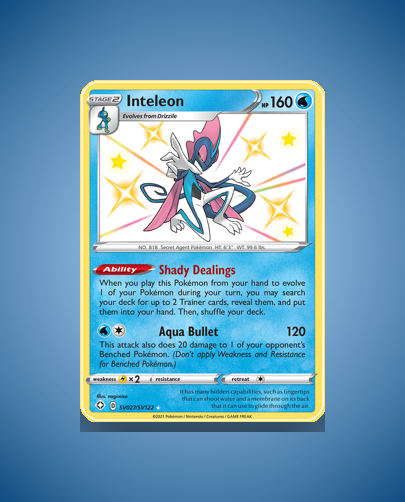 Inteleon (Shining Fates Shiny Vault) #SV027