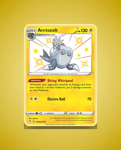Arctozolt (Shining Fates Shiny Vault) #SV046