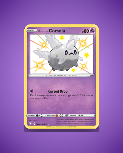 Galarian Corsola (Shining Fates Shiny Vault) #SV049