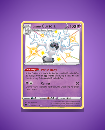 Galarian Cursola (Shining Fates Shiny Vault) #SV050