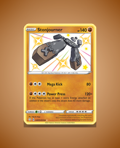 Stonjourner (Shining Fates Shiny Vault) #SV075
