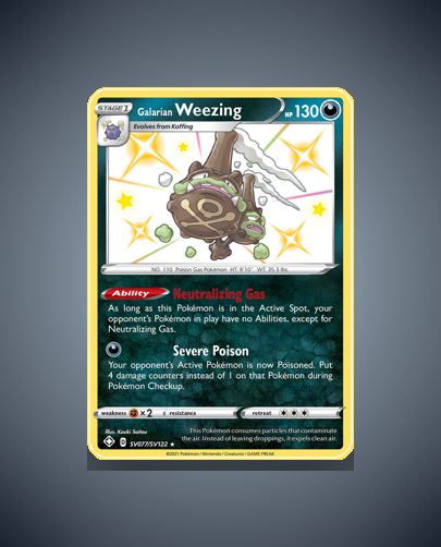 Galarian Weezing (Shining Fates Shiny Vault) #SV077