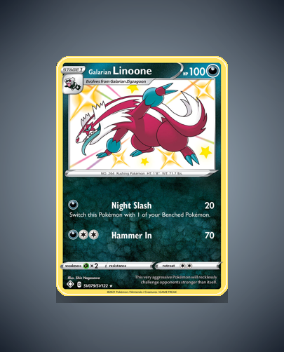 Galarian Linoone (Shining Fates Shiny Vault) #SV079