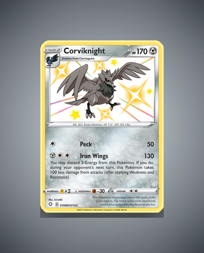 Corviknight (Shining Fates Shiny Vault) #SV089