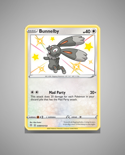 Collector’s Guide: Bunnelby (Shining Fates Shiny Vault #SV097)