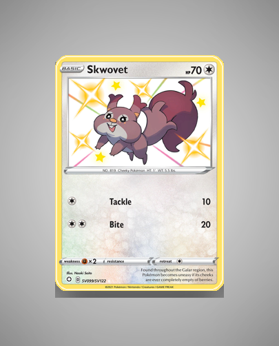 Skwovet (Shining Fates Shiny Vault) #SV099
