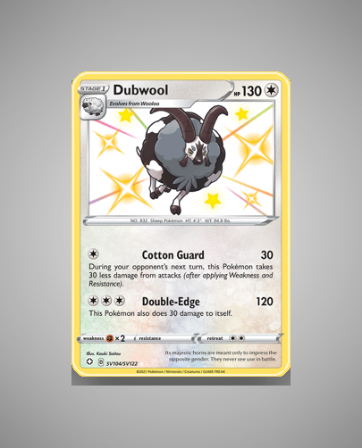 Collector’s Guide: Dubwool (Shining Fates Shiny Vault #SV104)