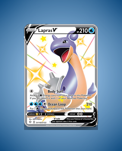 Collector’s Guide: Lapras V (Shining Fates Shiny Vault #SV110)