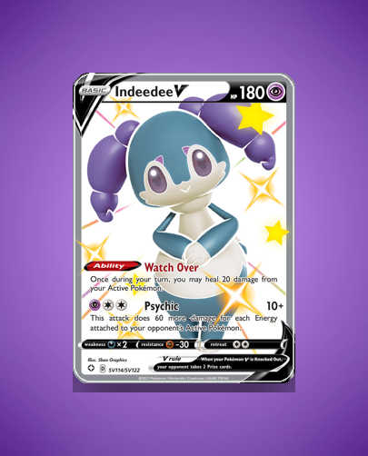 Collector’s Guide: Indeedee V (Shining Fates Shiny Vault #SV114)
