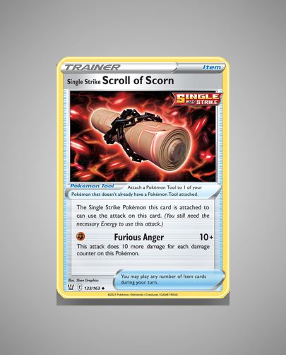 Collector’s Guide: Single Strike Scroll of Scorn (Battle Styles #133)