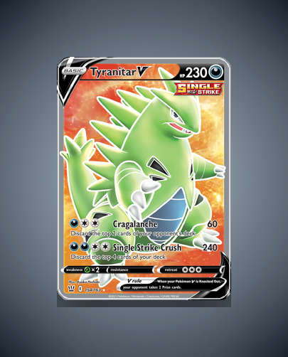Tyranitar V (Battle Styles) #154