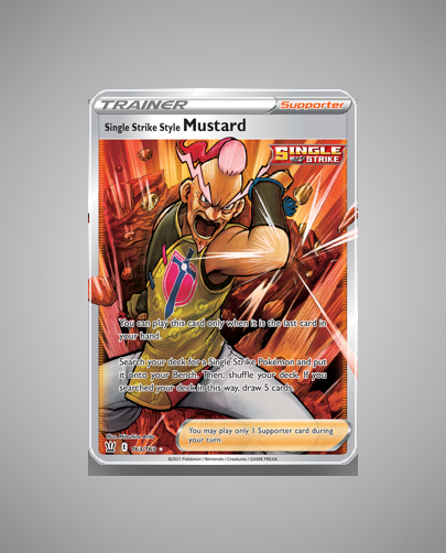 Single Strike Style Mustard (Battle Styles) #163