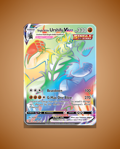 Single Strike Urshifu VMAX (Battle Styles) #167